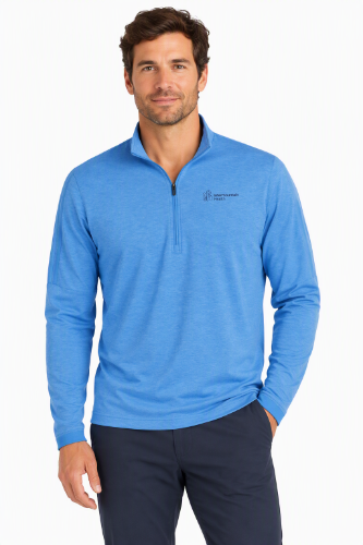 Adidas Men's 3-Stripes Quarter-Zip Pullover